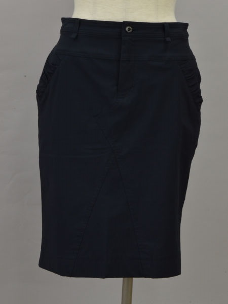 ダブルスタンダードクロージング DOUBLE STANDARD 割引も実施中 CLOTHING 年末のプロモーション大特価！ スカート F-M11728 38サイズ 紺 レディース