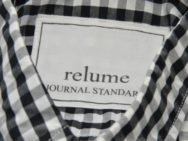 ジャーナルスタンダード JOURNAL STANDARD relume チェック シャツ/ブラウス Fサイズ ブラック×ホワイト メンズ F-M11723_画像4