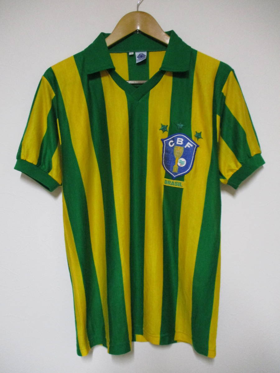 【超特価SALE開催！】 当時物 ブラジル製 campea 1980年代 ブラジル代表 オールドユニフォーム Gサイズ ブラジル