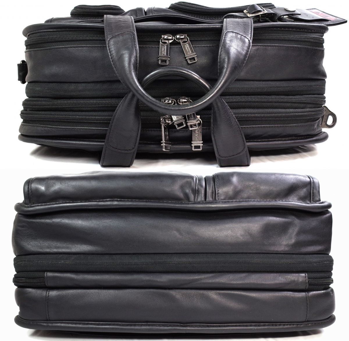 TUMI・トゥミ 963145D4 ナパレザーT-Pass ”ミディアム”・オーガナイザー・PCブリーフ 銘品・高機能