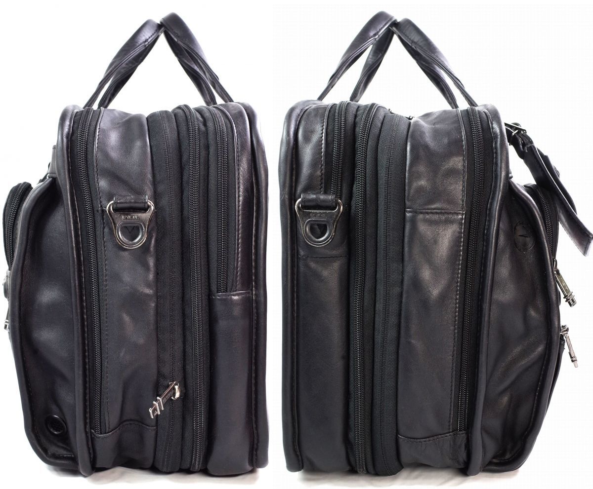 TUMI・トゥミ 963145D4 ナパレザーT-Pass ”ミディアム”・オーガナイザー・PCブリーフ 銘品・高機能
