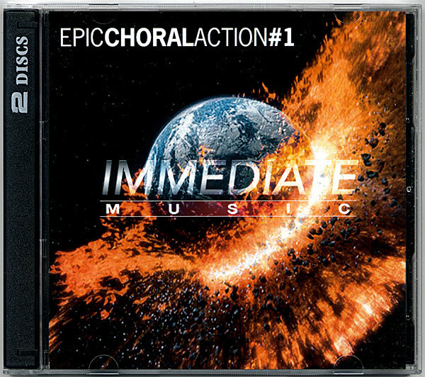 ■■『 IMMEDIATE MUSIC / Epic Choral Action #1 』■■＜映画 予告編音楽／２枚組＞■イミディエイト・ミュージック_画像1