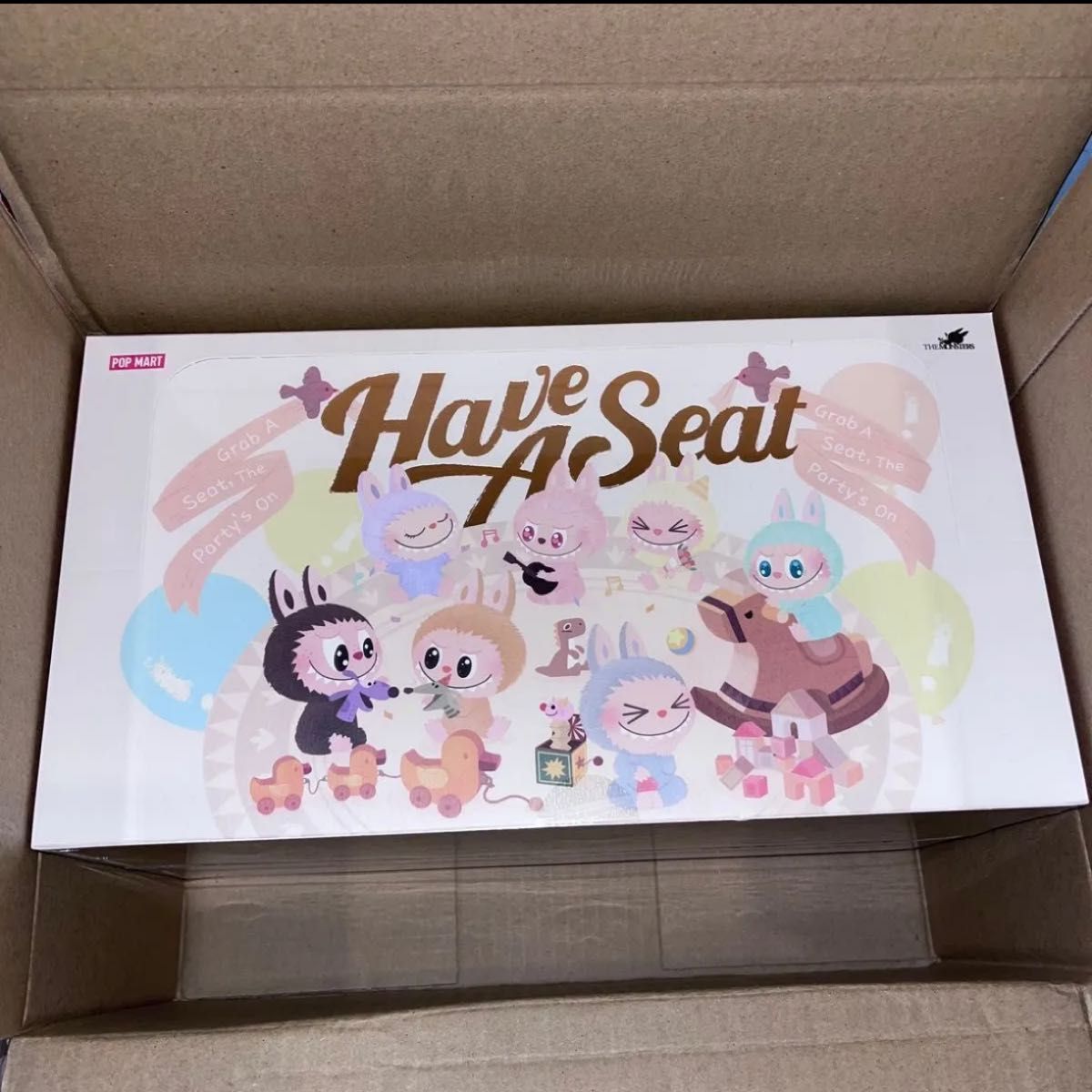 新品未開封 LABUBU Have a seat アソート3ボックスシュリンク付 シュリンク付 LABUBU HAVE A SEAT Assorted box pop mart