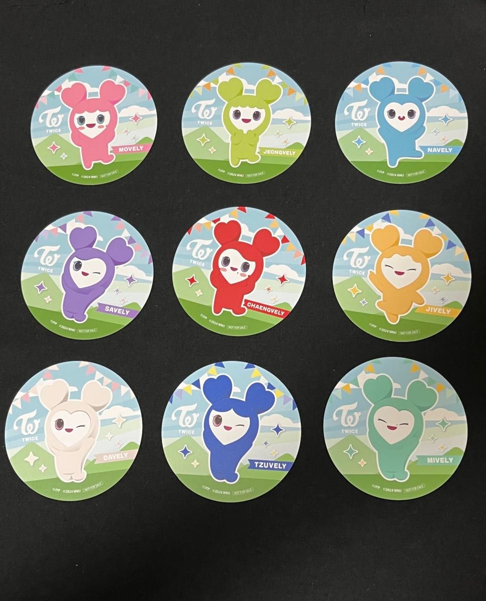 非売品 GIGO TWICE LOVELYS コースター 9種コンプセット夏第2弾