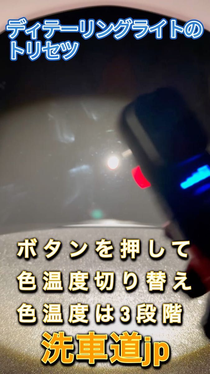 ディテーリングライト コンパクトタイプ 研磨作業 コーティング作業向き