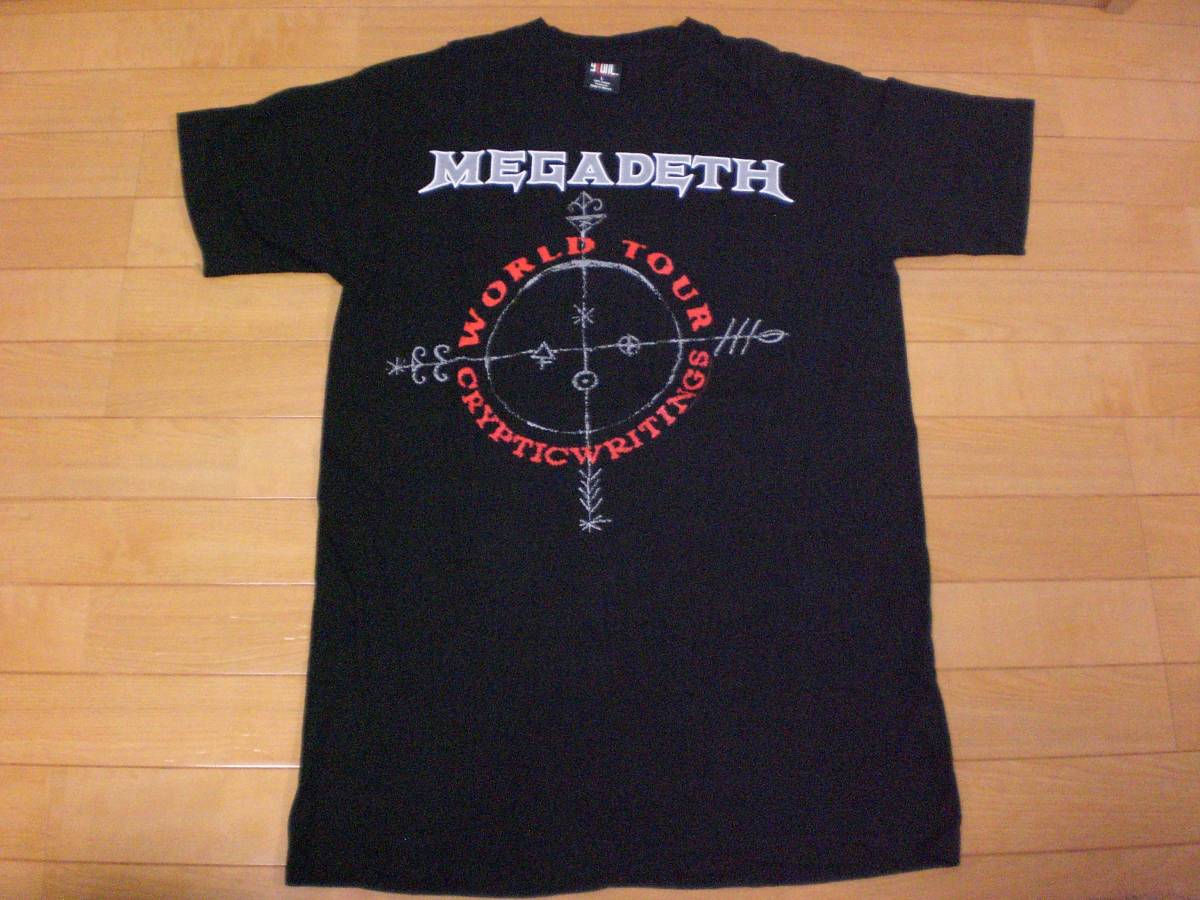 当時物 ビンテージ 90s MEGADETH メガデス Tシャツ GUNS N' ROSES