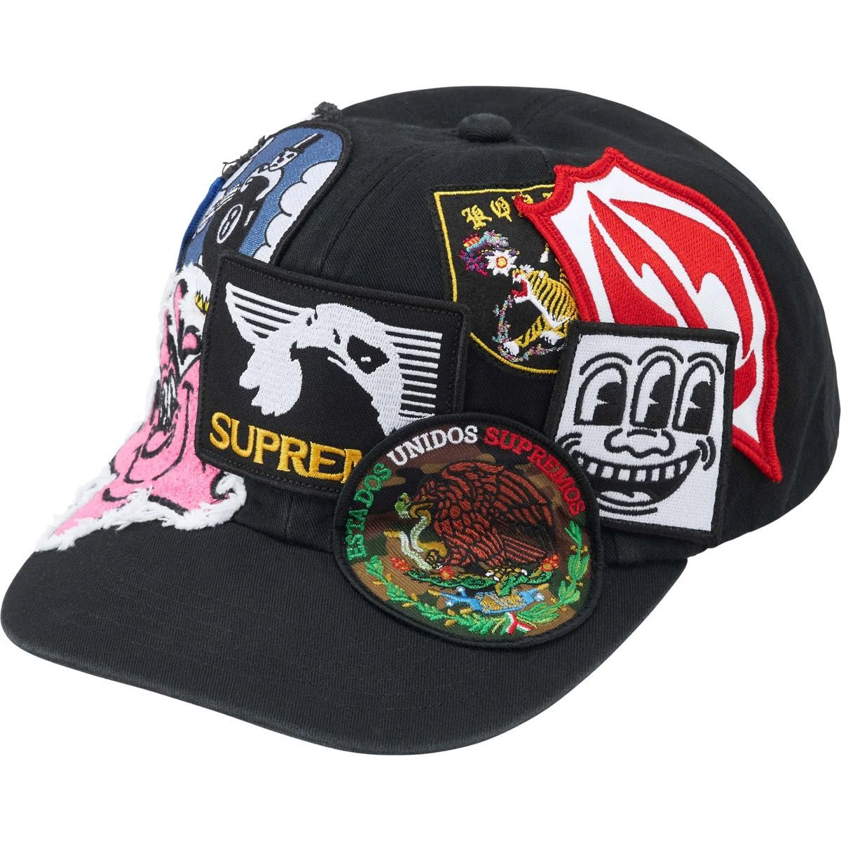 値下げしました 新品 シュプリーム キャップ Patches 6-Panel Supreme Patches 6-Panel