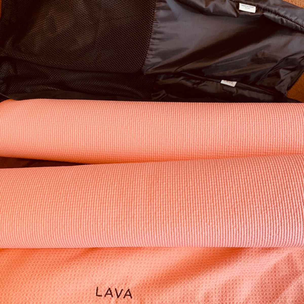 LAVA ヨガマット、ラグ、キャリーケース セットで ラバ ラバマット ラバラグ