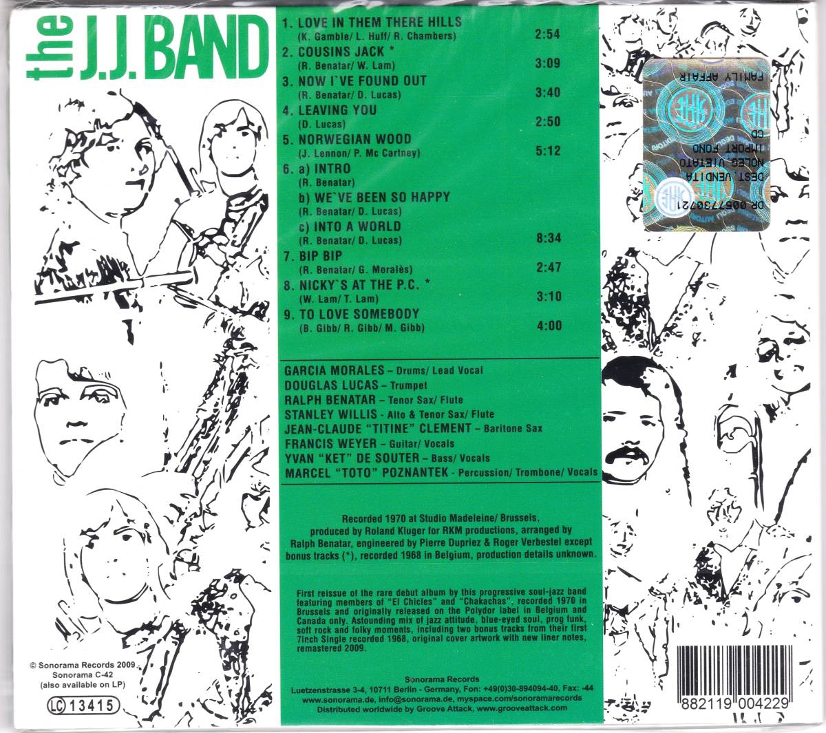 ☆J.J.BAND/THE J.J.BAND◆70年リリースのジャズ・ファンク＆レア・グルーヴの大名盤◇『初CD化＆ボートラ+１曲＆高音質リマスター仕様』_画像2