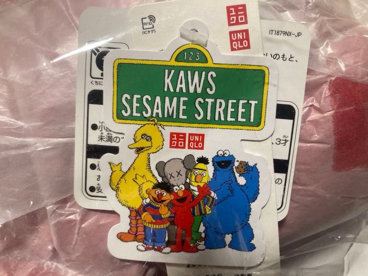 完売❗️ ユニクロ カウズ セサミストリートコラボ ぬいぐるみ エルモ 未使用 完売 ユニクロ カウズ セサミストリートコラボ ぬいぐるみ