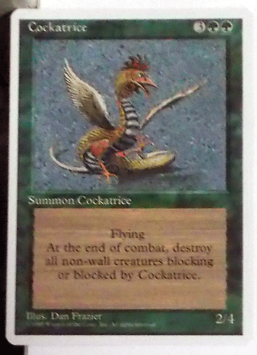 ＭTG英語/Cockatrice(コカトリス)/第四版/レア_画像1