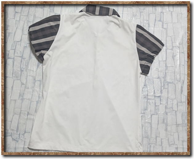 ☆DANCE WITH DRAGON ダンスウィズドラゴン 刺繍入り半袖ポロシャツ 白☆_画像5