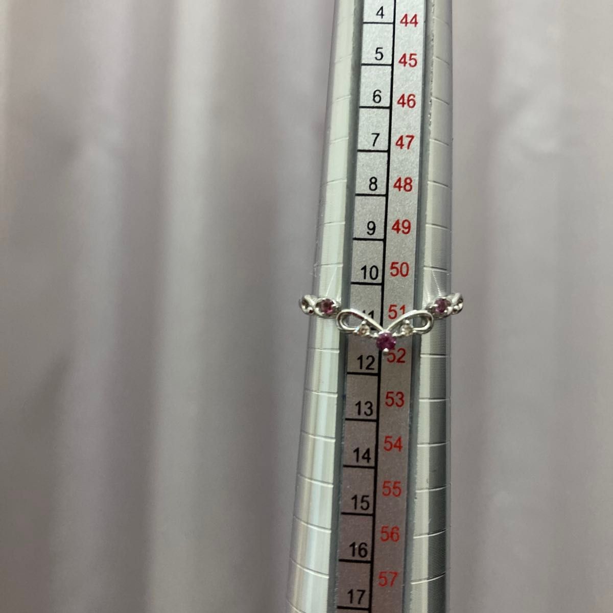 K10 Vリング　ルベライト　ダイヤモンド K10 Vリング ルベライト ダイヤモンド｜Yahoo!フリマ（旧PayPay