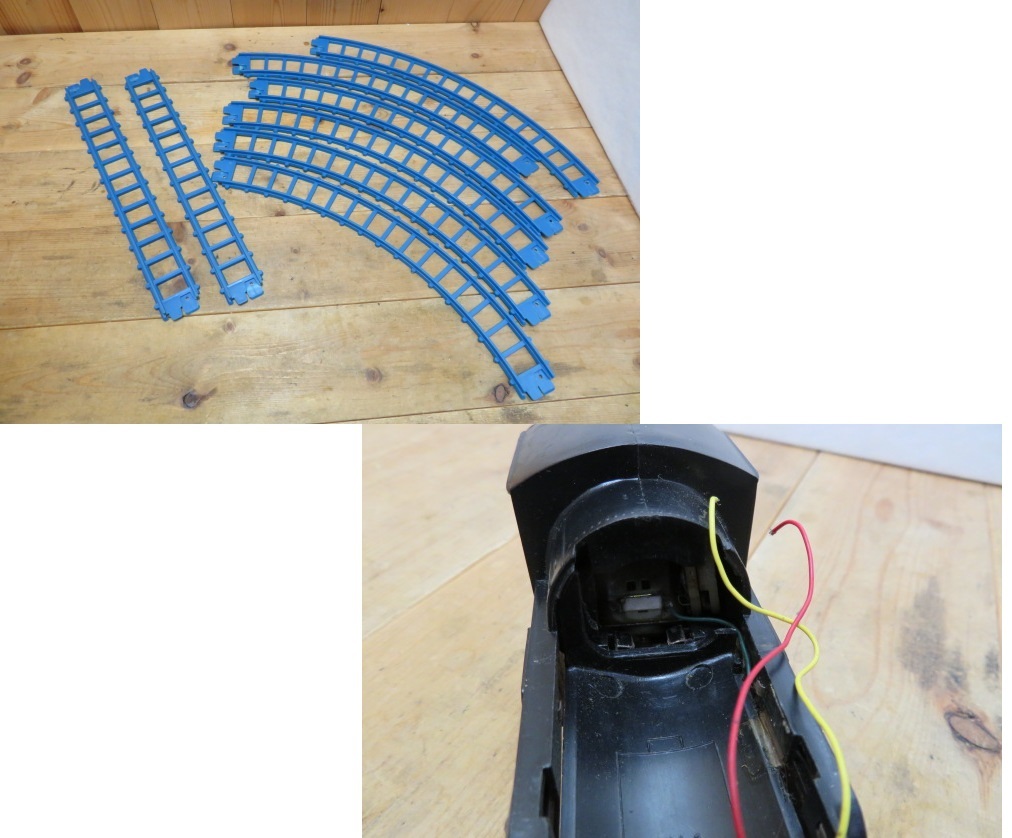 即決・A1キングレールセット・AI？・機関車 炭水車 車掌車・C.156・レール・線路・ヨネザワ・電池・検ブリキ鉄道蒸気機関車汽車電車列車_画像10