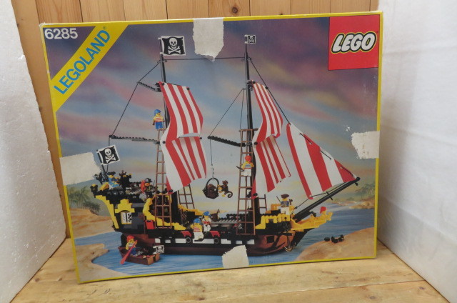即決・LEGO・レゴブロック・6285 ・ダークシャーク号・海賊船・箱&説明書付き・南海の勇者シリーズ・フィグ・部品パーツ取り・検フック船長_画像2