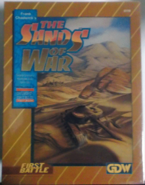 GDW/THE SANDS OF WAR/TACTICAL COMBAT IN THE MIDDLE EAST:1941-1991/新品未開封品/日本語訳無し