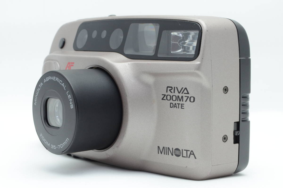 【￥1,000～】 ミノルタ MINOLTA RIVA ZOOM 70 DATE 35-70㎜（№ 41945298） 現状品　（ コンパクトフィルムカメラ ）_画像3
