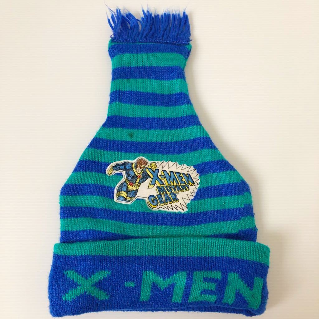 X-MEN knit cap America .. buy used pi ring dirt equipped marvelma- bell American Comics American Casual head smaller. adult .OK hero comics 