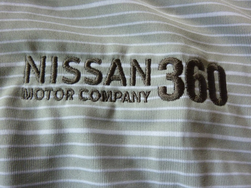 * new goods rare NISSAN 360 MOTOR COMPANY Nissan automobile Nissan / Adidas short sleeves wear tag equipped polo-shirt men's postage postal 370 jpy only *