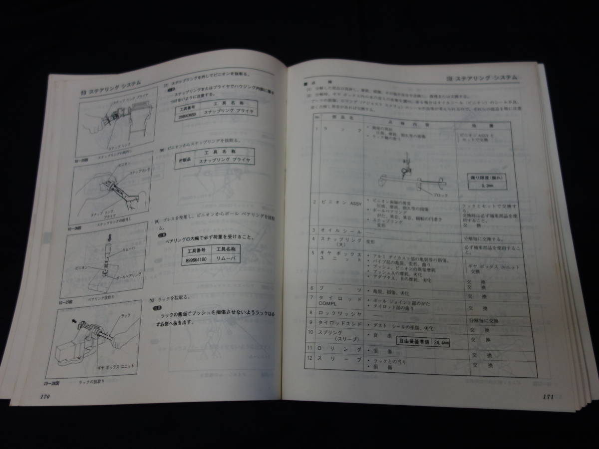 【貴重】スバル REX レックス　KN1 / KN2 / KG1型 純正 サービスマニュアル ボデー編 1986年 【当時もの】_画像8