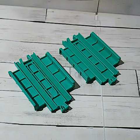 プラレール「ガーター橋 2個」緑 エメラルドグリーン - ヤフオク!