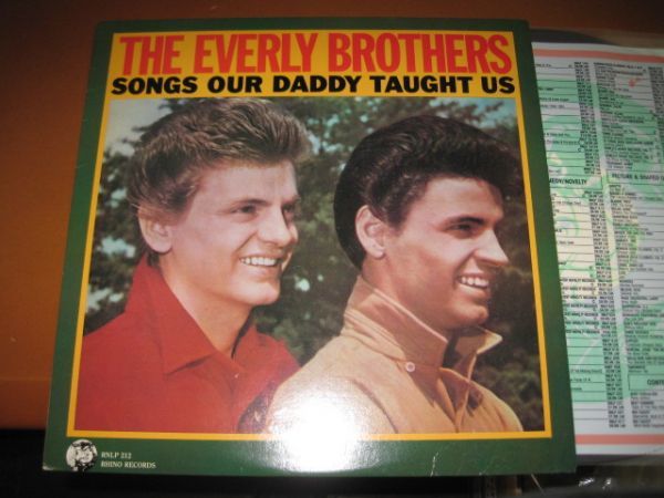 The Everly Brothers - Songs Our Daddy Taught Us /エヴァリー・ブラザーズ/洋楽/カントリー/フォーク/RNLP 212/US盤LPレコード_画像1