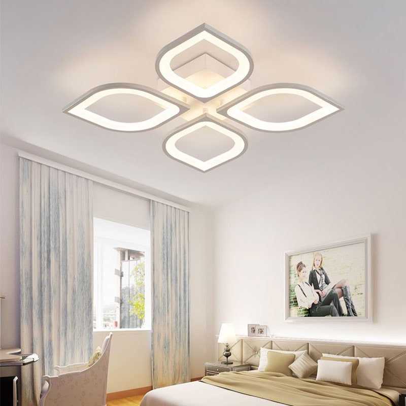 大特価 LEDシーリングライト 天井照明 リビング照明 寝室照明 無段階調光 81%OFF 花びら型 LED対応 オープニング 4灯