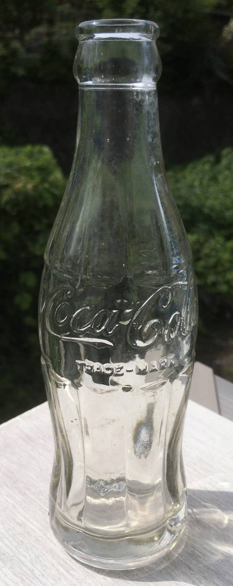 ファッション 昭和レトロ 日本初コーラ瓶 COKE Coca-Cola コカコーラ瓶 気泡 レア コーラ瓶 占領軍 エンボス 空瓶 戦後 コカ・コーラ初代Ａタイプ コカ・コーラ