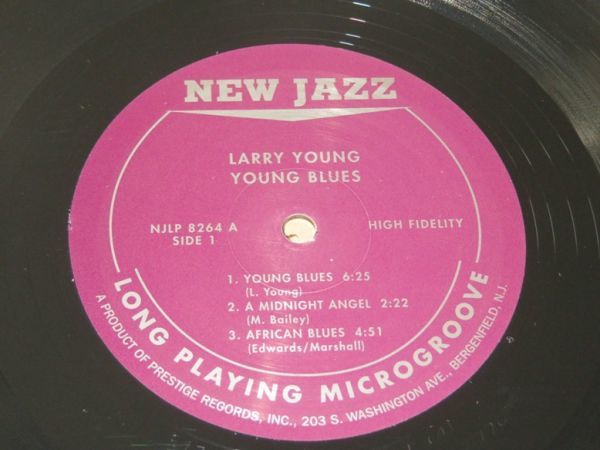 US record *Young Blues / Rally * Young (Larry Young)*LP*1994 year 