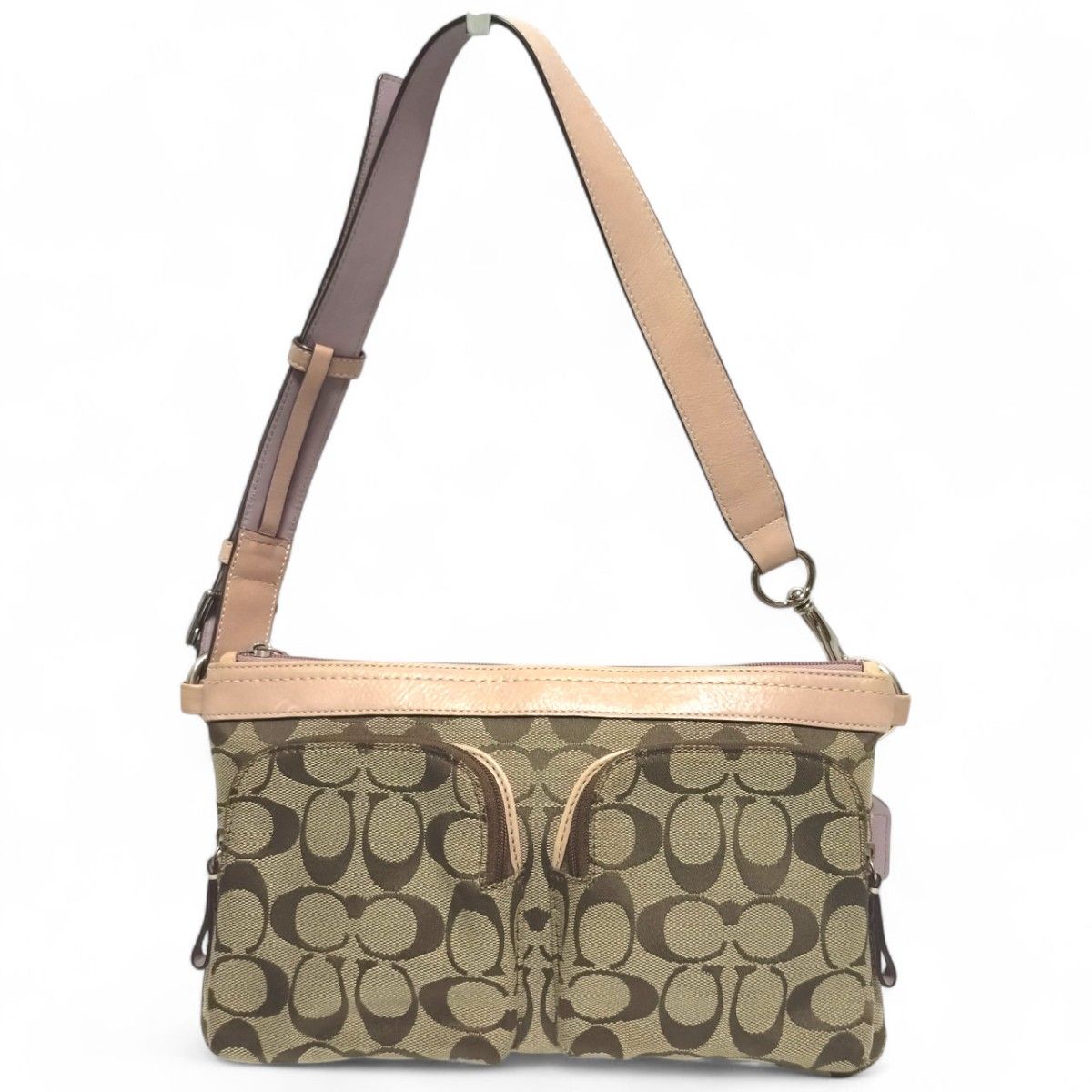 COACH コーチ シグネチャー ベルトバッグ ベージュ|Yahoo COACH コーチ シグネチャー ベルトバッグ ベージュ|Yahoo