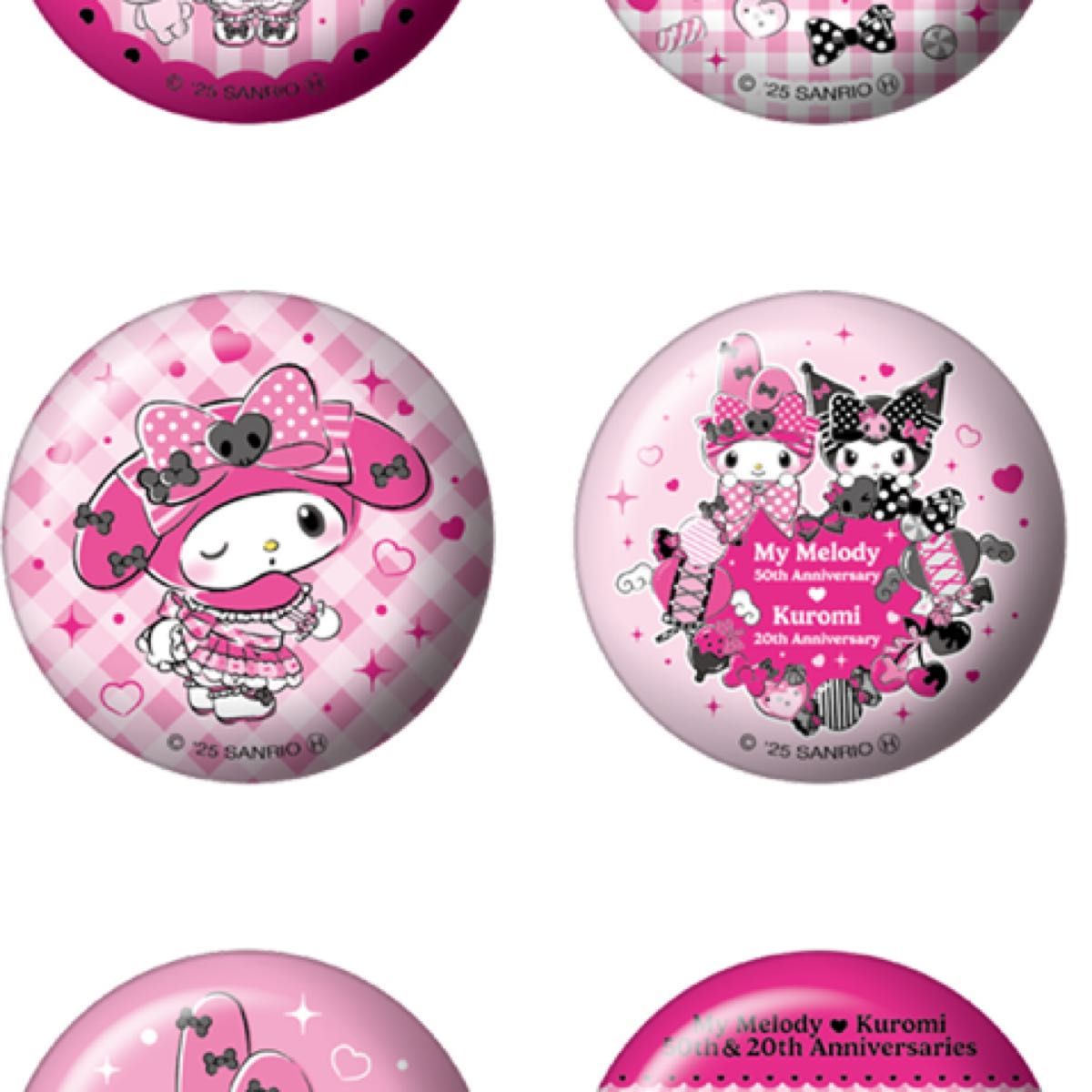 サンリオ マイメロディ クロミ フィギュア Happyくじ 缶バッジ happyくじ マイメロディ 缶バッジ クロミ|Yahoo!フリマ(旧