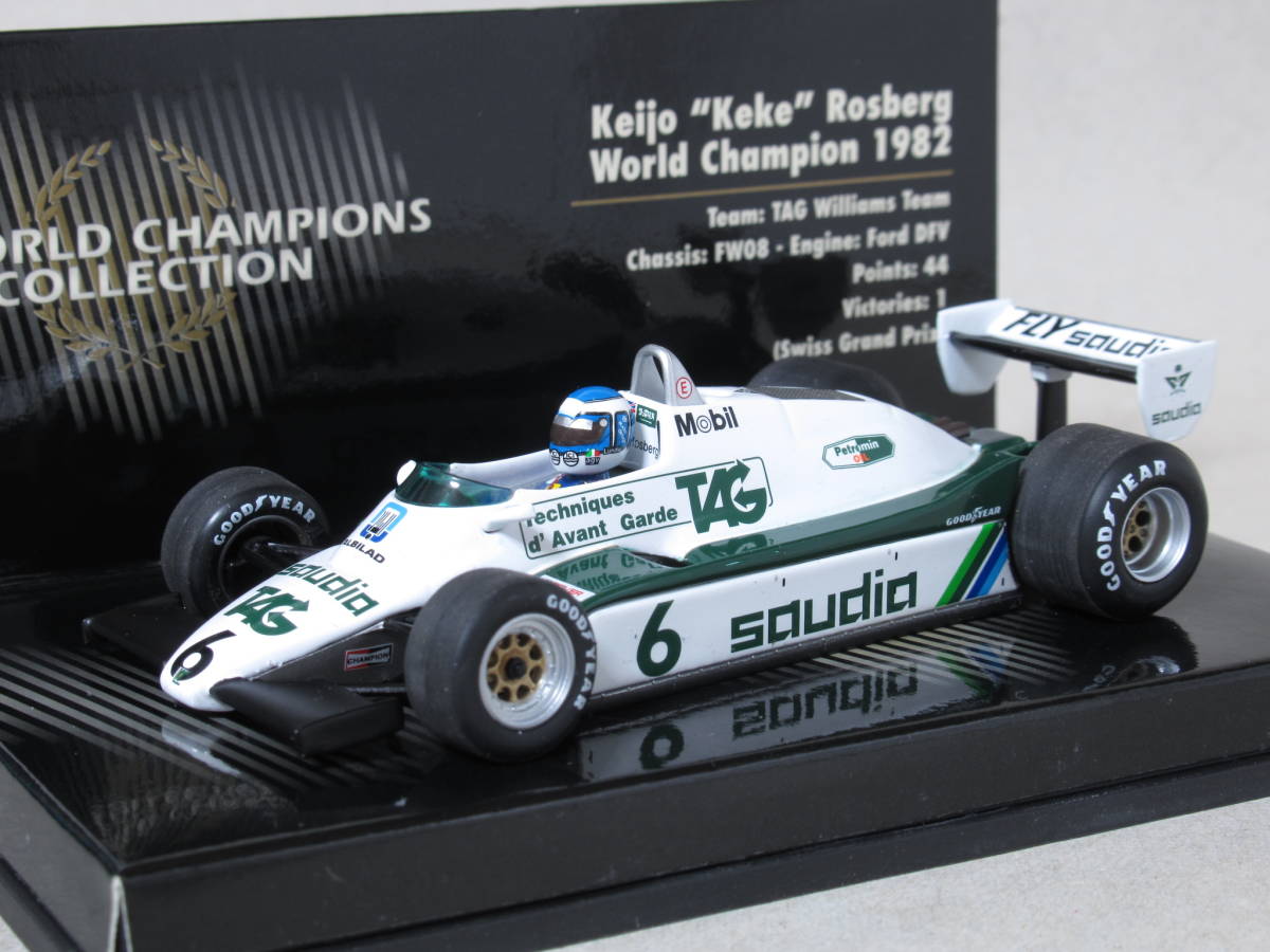 ウィリアムズフォード FW08 K.ロズベルグ 1982 ワールドチャンピオンコレクション