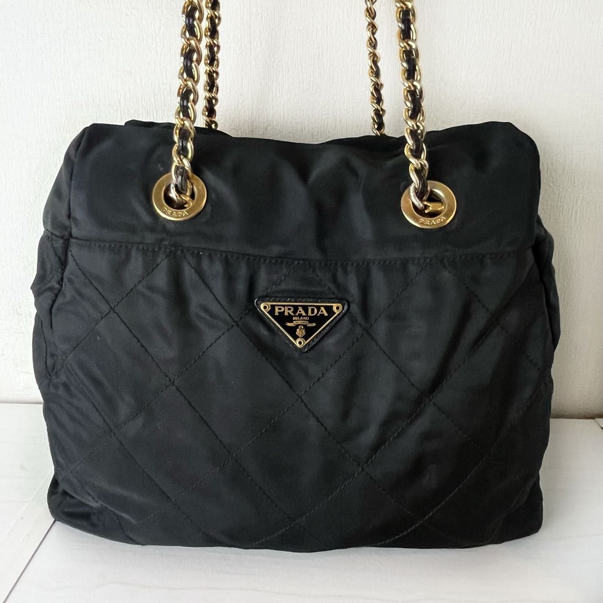 み*)様 PRADA プラダ 3点 トートバッグ ナイロン チェーン 943 PRADA プラダ ショルダーバッグ バック チェーン トートバッグ