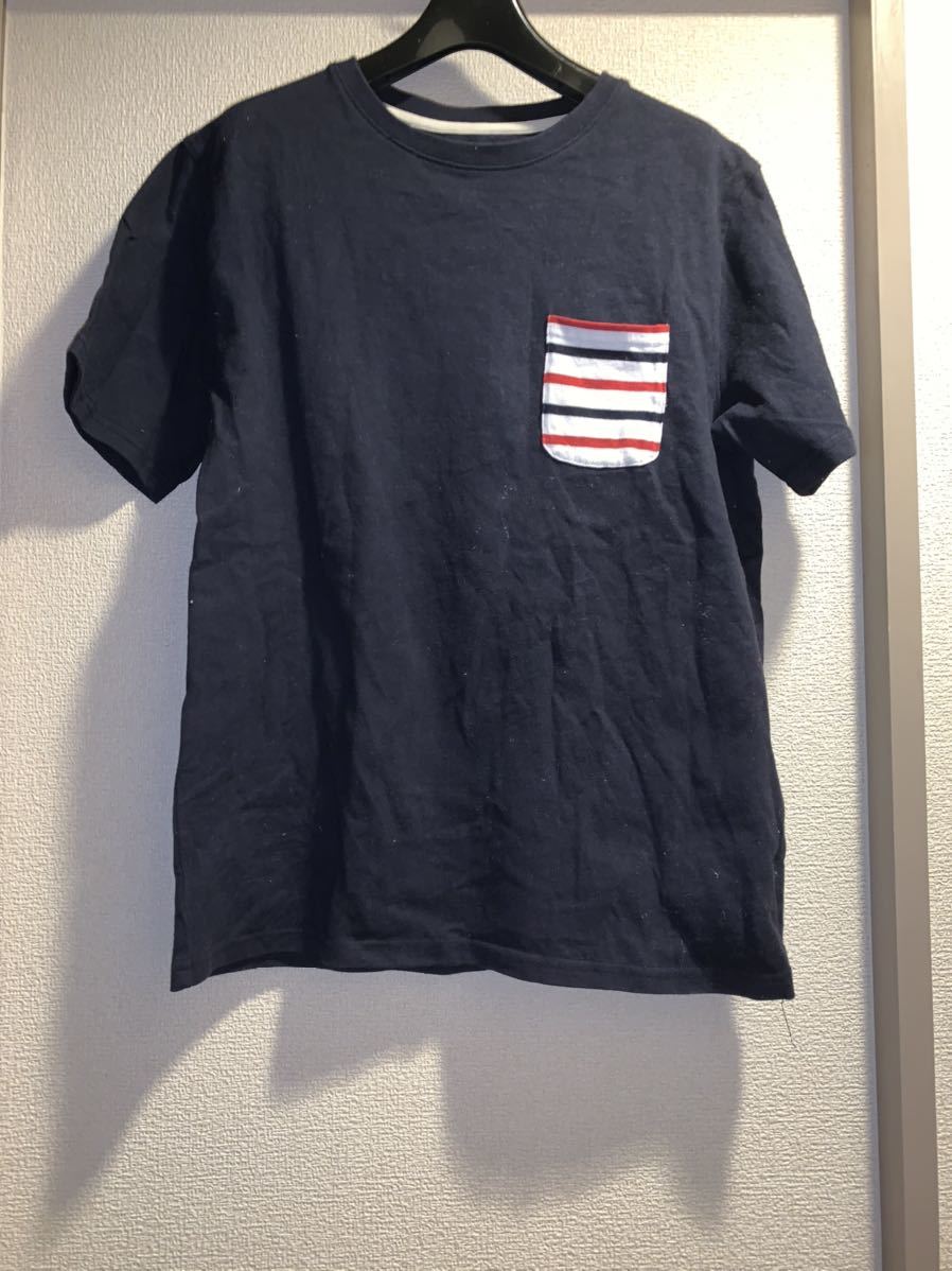 TOP-sider トップサイダー　半袖Tシャツ ネイビー　【未使用】Mサイズ_画像1