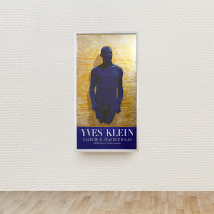 【真作保証】イヴ・クライン Yves KLEIN「Portrait d'Arman」シルクスクリーン ・コラージュ（ヌーヴォーレアリスム・アルマン）_画像1