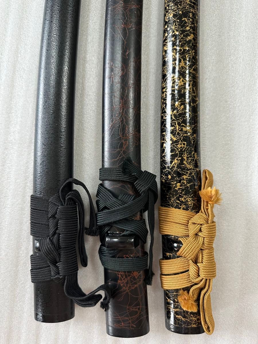 模造刀 脇差三点まとめ 黒鞘 金茶漆鞘 FL29 模造刀 脇差三点まとめ 黒鞘 金茶漆鞘 FL22|Yahoo!フリマ(旧