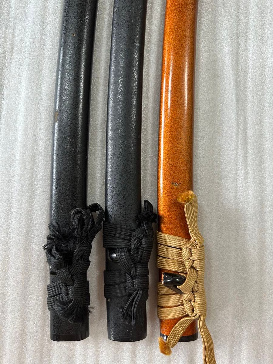模造刀 脇差三点まとめ 黒鞘 金茶漆鞘 FL30 模造刀 脇差三点まとめ 黒鞘 金茶漆鞘 FL30|Yahoo!フリマ(旧