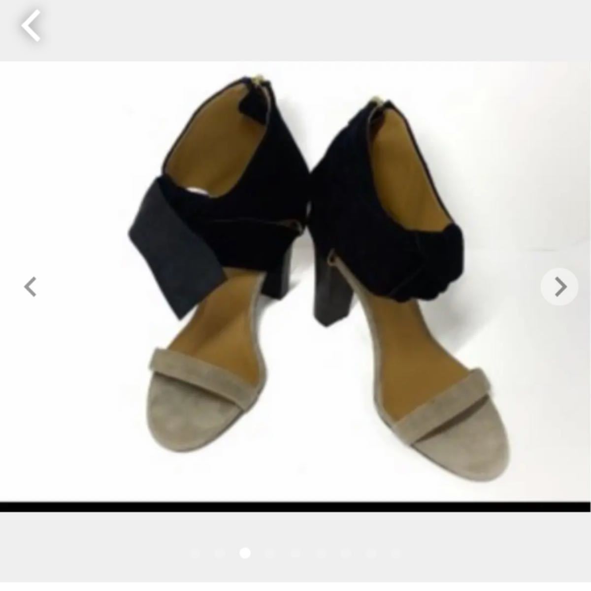 Paypayフリマ 美品 Chembur チェンバー バイカラーアンクルリボンサンダル Paypayフリマ 美品 Chembur チェンバー バイカラーアンクルリボンサンダル