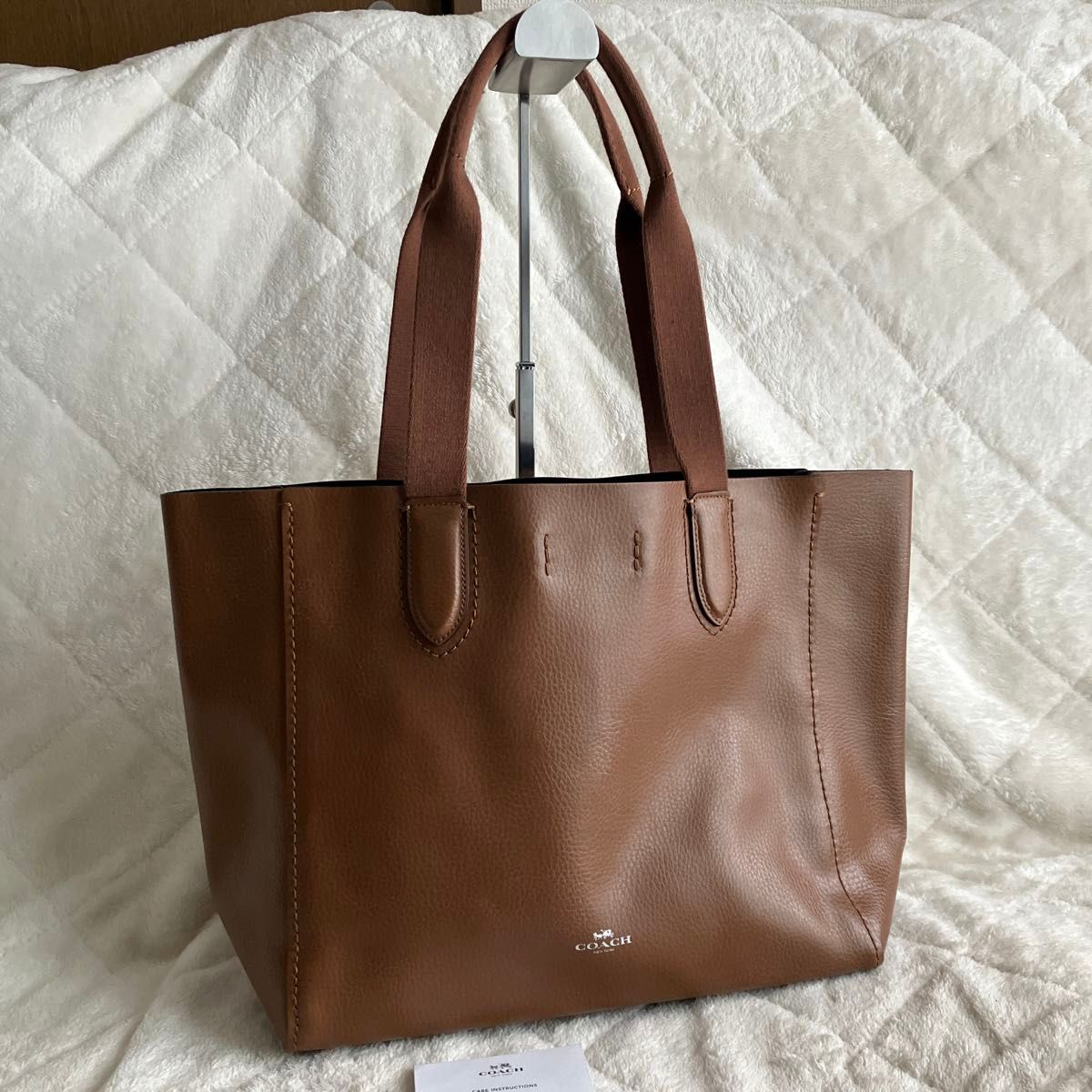COACH コーチトートバッグ 5128 ブラウン 大容量 A4 レザー コーチトートバッグ|Yahoo!フリマ(旧PayPayフリマ)