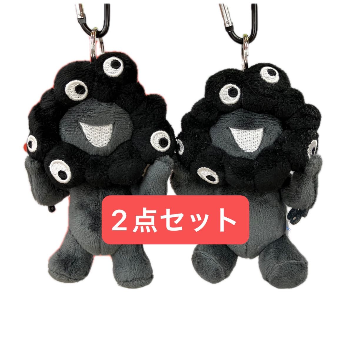 ミャクミャク カラビナ付きブラック 立ち&座り 黒ミャクミャク マスコット カラビナ付き|Yahoo!フリマ(旧