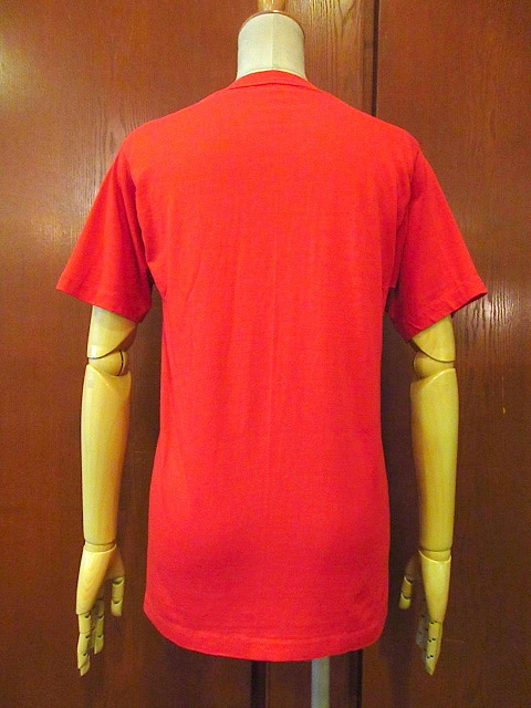 ビンテージ70’s●TRACKERスケータープリントTシャツ赤size M●200623s5-m-tsh-otトラッカーUSAメンズトップス古着レッド半袖_画像2