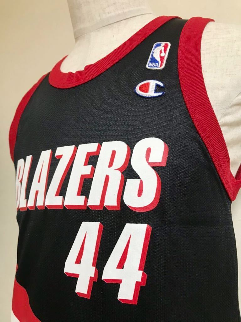 NBA Portland Trail Blazers #44 GRANT Champion チャンピオン製 トレイル ブレイザーズ ユニフォーム サイズL(14-16) ブラック バスケット_画像10