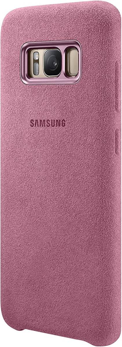 Galaxy S8◆ Alcantara Cover アルカンターラ カバー ピンク Samsung 純正品 [並行輸入品] 6_画像3