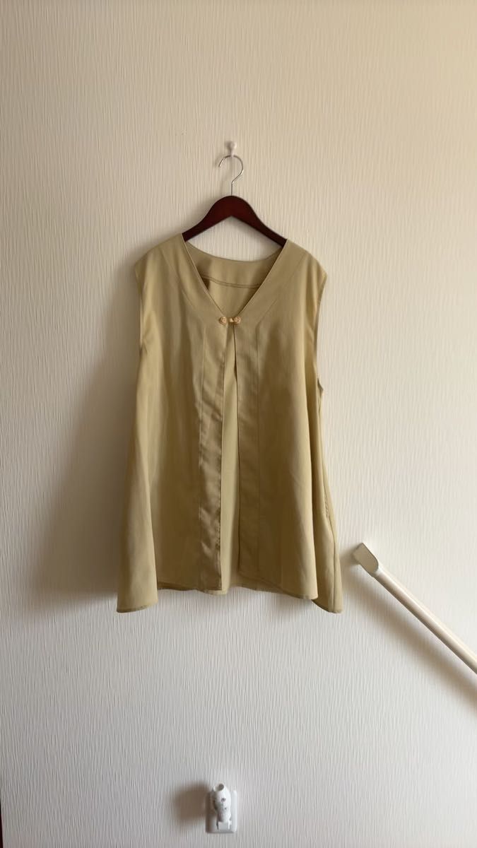 (美品)ロングベスト*AラインLL