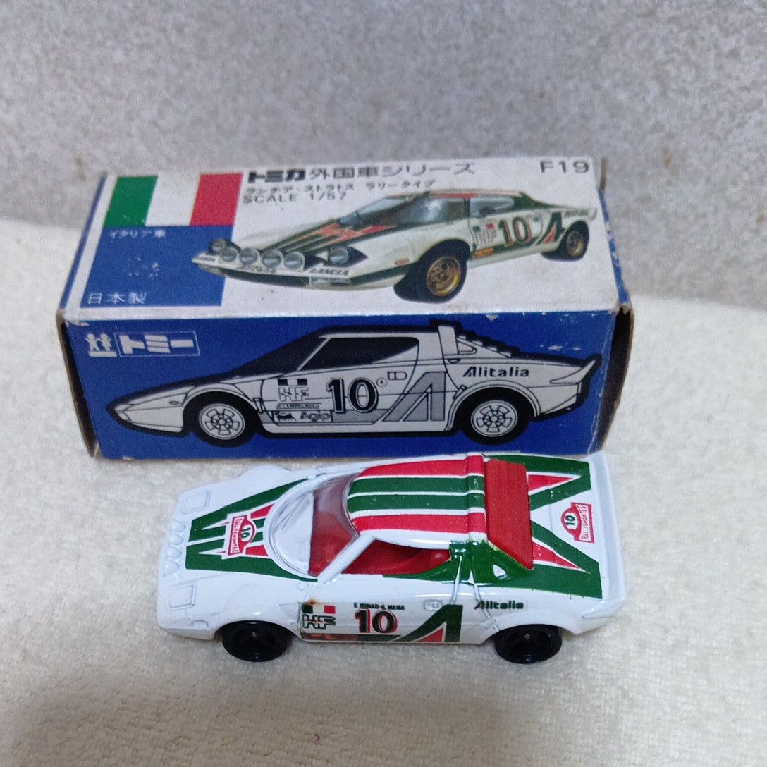TOMICA トミカ 外国車シリーズ F19 ランチア ストラトス ラリータイプ トミカ外国車シリーズ F19 ランチア・ストラトス ラリータイプ