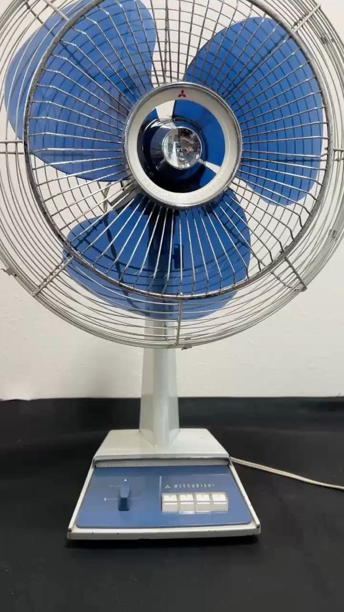 扇風機 昭和レトロ 三菱 扇風機 昭和レトロ ビンテージ 三菱扇風機 R30 Z9 スタンド