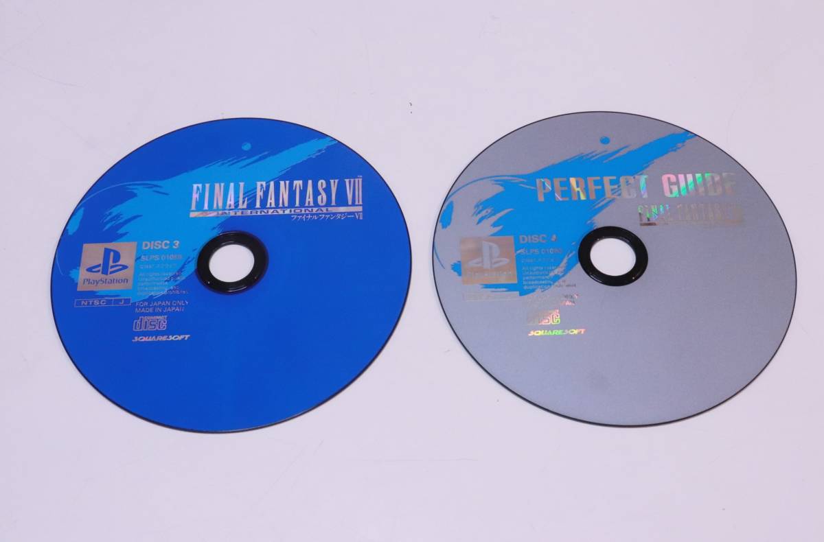 プレイステーション ゲームソフト スクウェア ファイナルファンタジーⅦ 4DISCS 取説付き 初代プレステ用■（A9962)_画像6