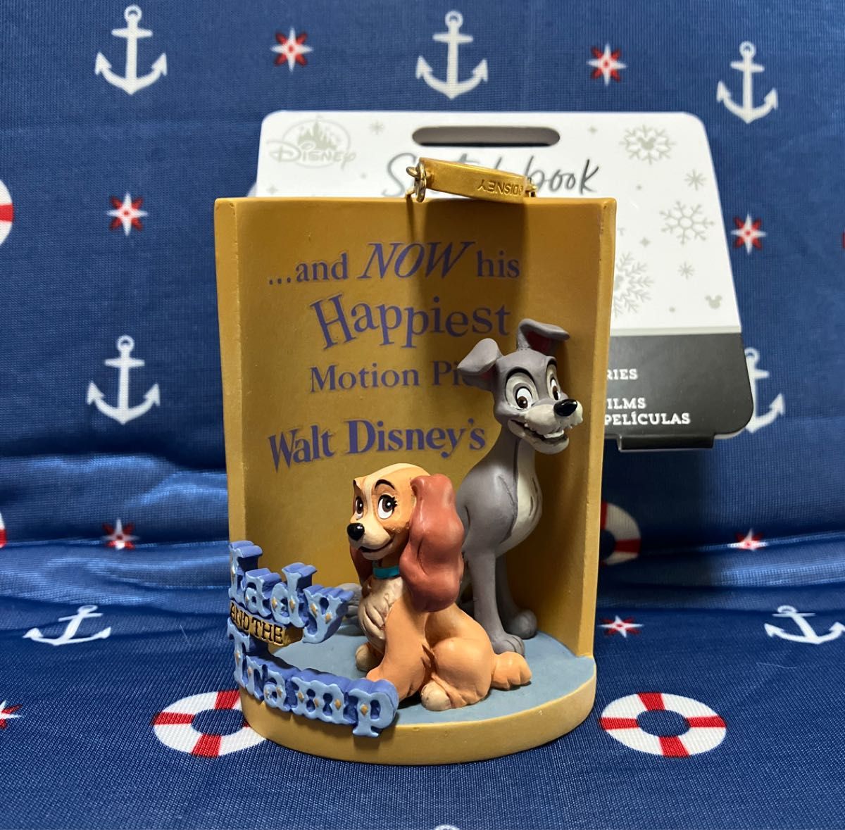 ディズニー オーナメント わんわん物語 レディ トランプ 犬 いぬ フィギュア ディズニー わんわん物語 レディ & トランプ オーナメント
