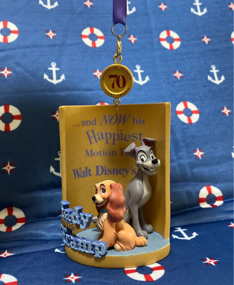 わんわん物語 レディ&トランプ オーナメント レガシー ディズニー 70周年 ディズニー わんわん物語 レディ & トランプ オーナメント