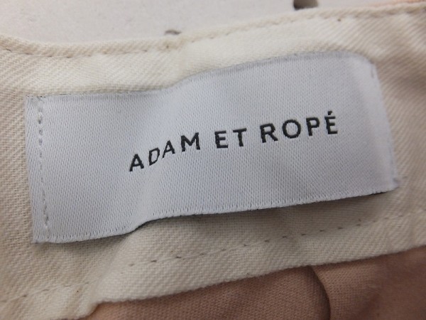 〈レターパック発送〉Adam et Rope アダムエロペ レディース 日本製 スリムテーパードパンツ 36 ペールオレンジ_画像2